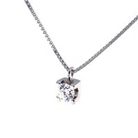 Collana Gazzola Gioielli Punto Luce  in Oro bianco Diamante 0.10 Ct DORPN010-V G VS - DORPDQ036-SS G SI